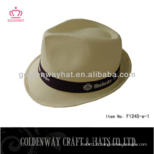 Chapeau fedora de polyester à vendre pour promotion cadeau avec led